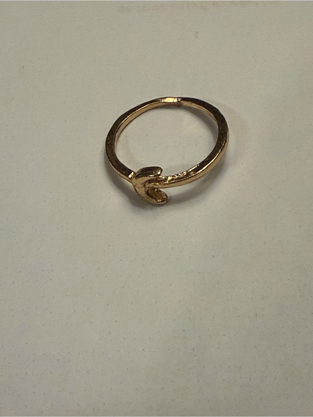 Gold Moon Accent Ring